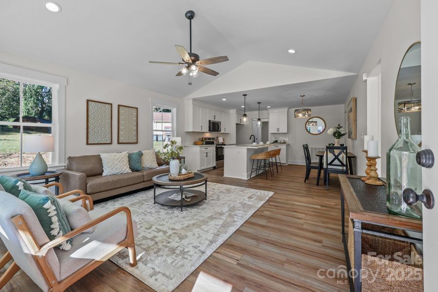 Furnished interior view inside a new home in , Kannapolis (Image 11). Furnished interior view inside a new home in , Kannapolis (Image 11).