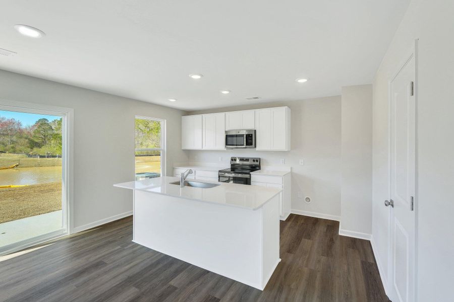 Furnished interior view inside a new home in Essence at Elms Glen Single Family Homes, Ladson (Image 7).