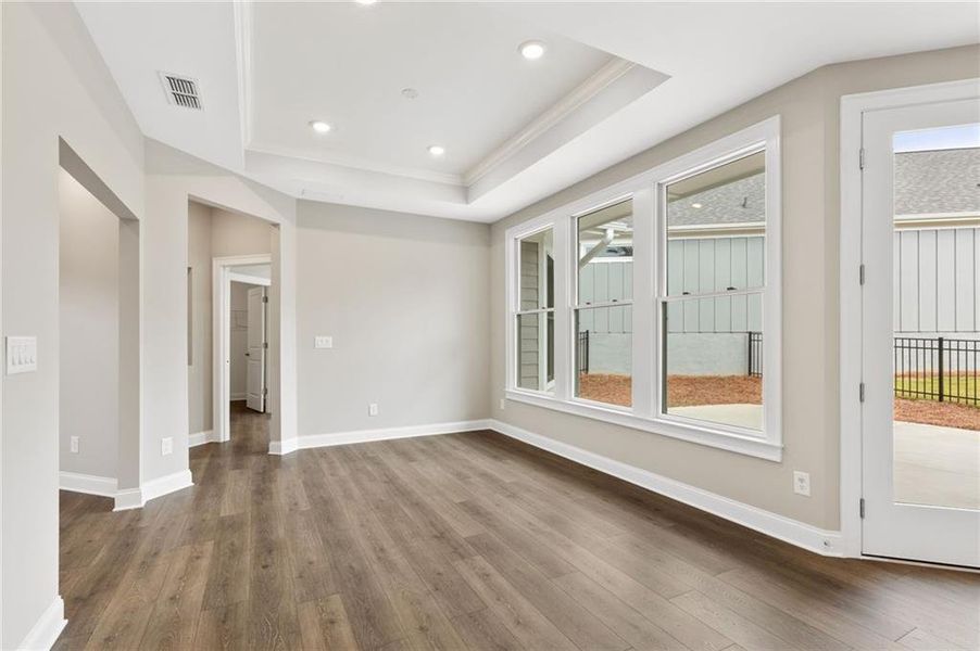 Spacious, unfurnished interior of a new home in The Courtyards at Bailey Farms, Dacula (Image 24).