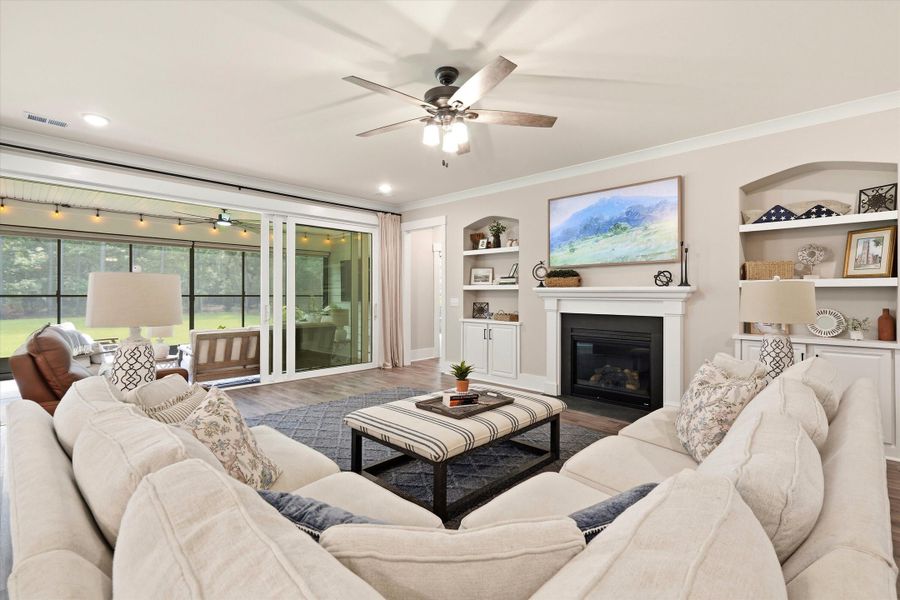 Furnished interior view inside a new home in , Johns Island (Image 12). Furnished interior view inside a new home in , Johns Island (Image 12).