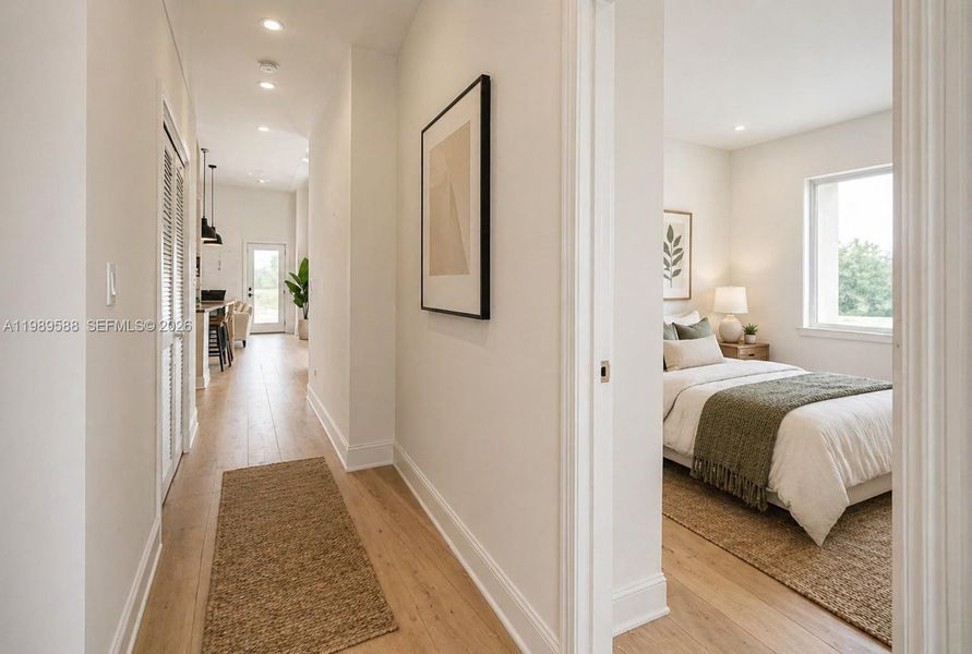 Image digitally enhanced and virtually altered; actual property condition may differ.