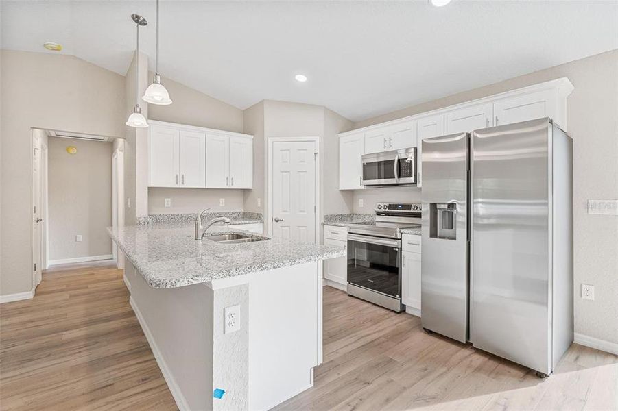 Furnished interior view inside a new home in , Summerfield (Image 5). Furnished interior view inside a new home in , Summerfield (Image 5).