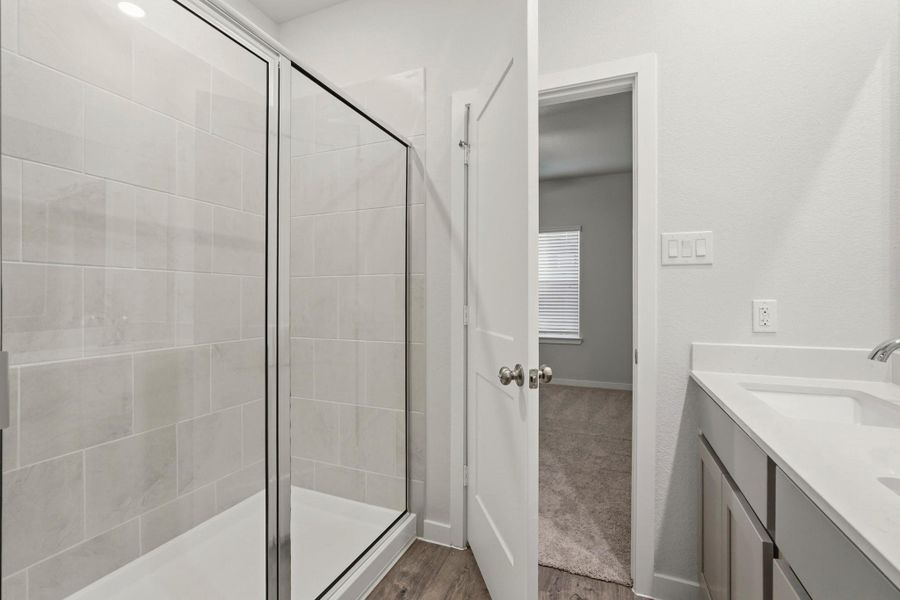 Furnished interior view inside a new home in Reveille Estates, Bryan (Image 11).