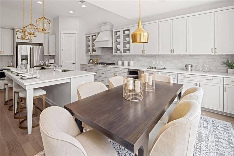 Furnished interior view inside a new home in Soleil Belmont Park, Canton (Image 17).