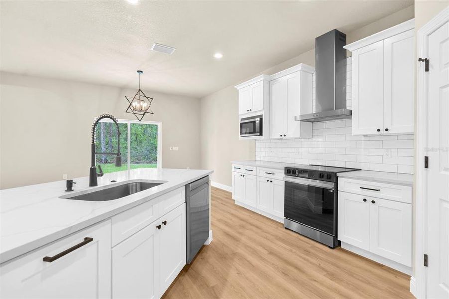 Furnished interior view inside a new home in , Weeki Wachee (Image 12). Furnished interior view inside a new home in , Weeki Wachee (Image 12).