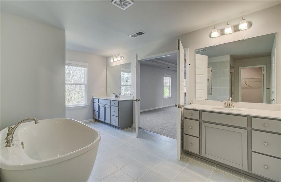 Furnished interior view inside a new home in Copperfield, Locust Grove (Image 9).