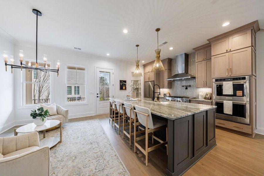 Furnished interior view inside a new home in , Alpharetta (Image 49).