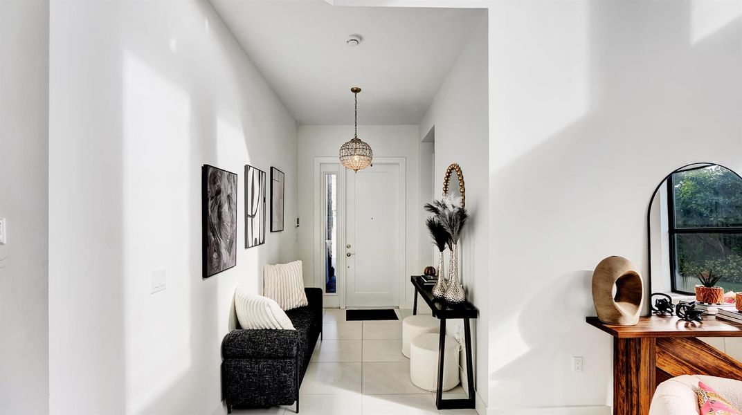 Furnished interior view inside a new home in , Boca Raton (Image 11).