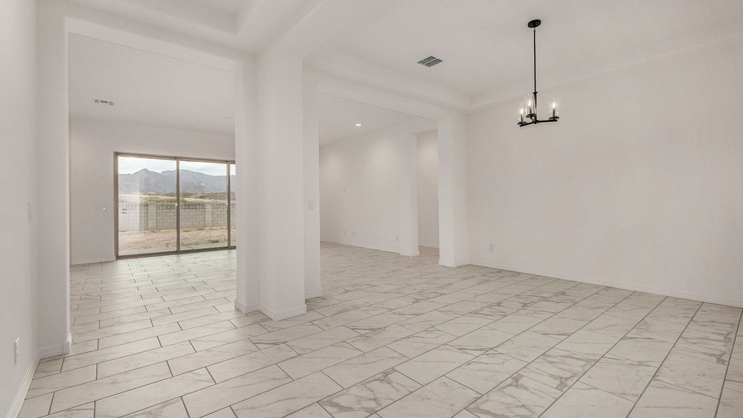 Furnished interior view inside a new home in Windrose, Waddell (Image 16). Furnished interior view inside a new home in Windrose, Waddell (Image 16).