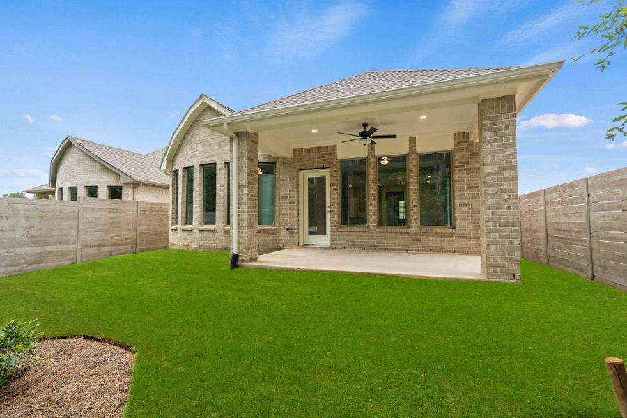 Exterior details and patio area of a home in Two Step Farm, Montgomery (Image 22). Exterior details and patio area of a home in Two Step Farm, Montgomery (Image 22).