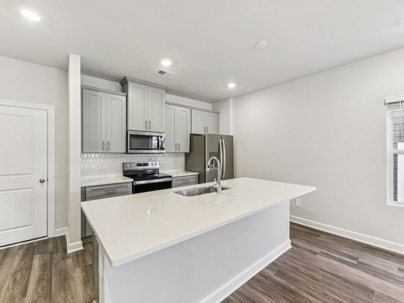 Furnished interior view inside a new home in Crossrail Station, Mooresville (Image 3).
