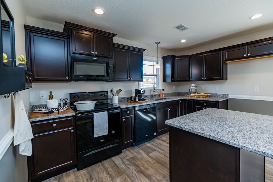 Representative furnished interior of a home built from the Clifton by Enchanted Homes in Hampshire Heights, Moore (Image 36).