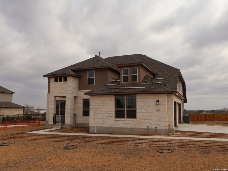 In-progress construction of a new home in Everly Estates, San Antonio, TX (Image 28).