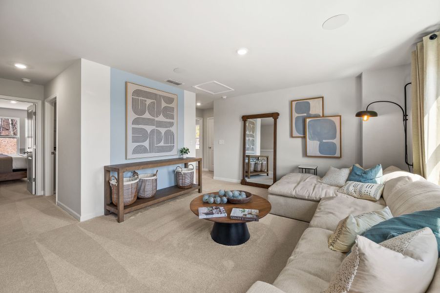 Representative furnished interior of a home built from the Raven by Centex in Ember, Jasper (Image 3).