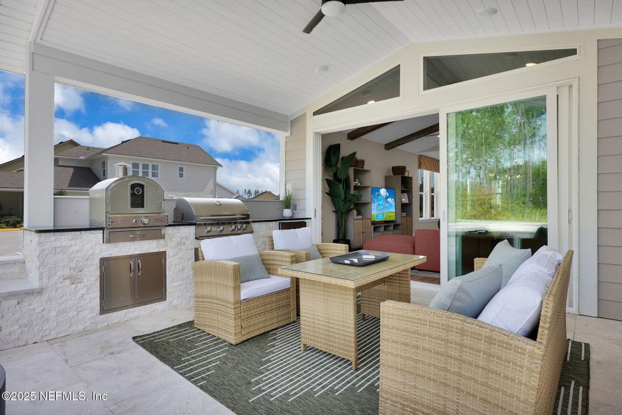 Exterior details and patio area of a home in , Ponte Vedra (Image 30). Exterior details and patio area of a home in , Ponte Vedra (Image 30).