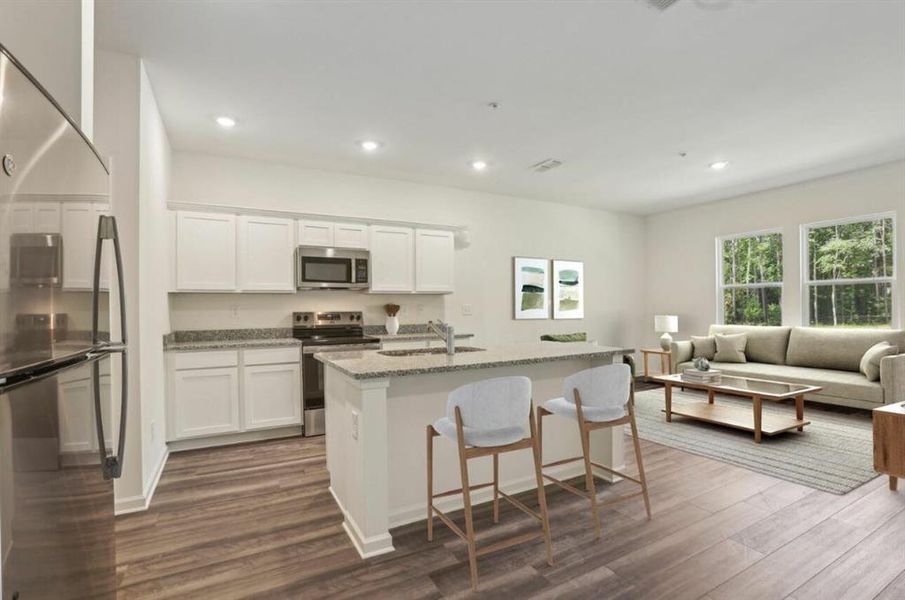Furnished interior view inside a new home in Kendall Grove, McDonough (Image 4).