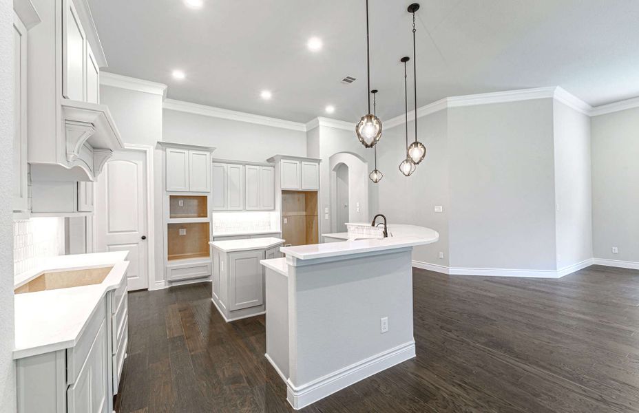 Representative furnished interior of a home built from the 3358 by Ravenna Homes in Artavia 70′, Conroe (Image 6).