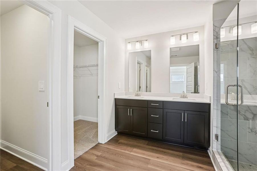 Furnished interior view inside a new home in Hemingway - Highland Series, Cumming (Image 13).