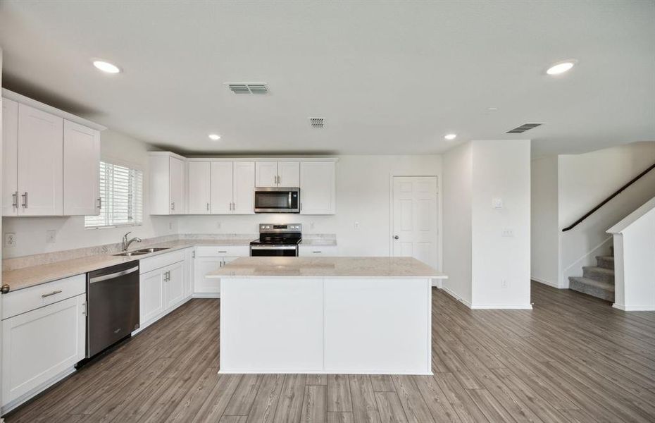 Spacious kitchen *real home pictured