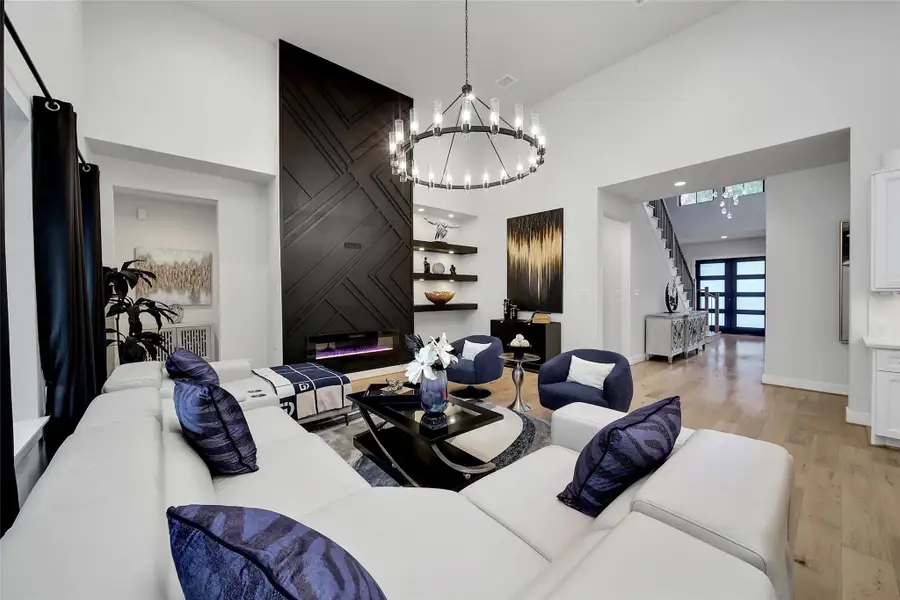 Furnished interior view inside a new home in ARTAVIA, Conroe (Image 11).