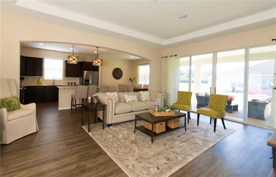 Furnished interior view inside a new home in , Ocala (Image 12).