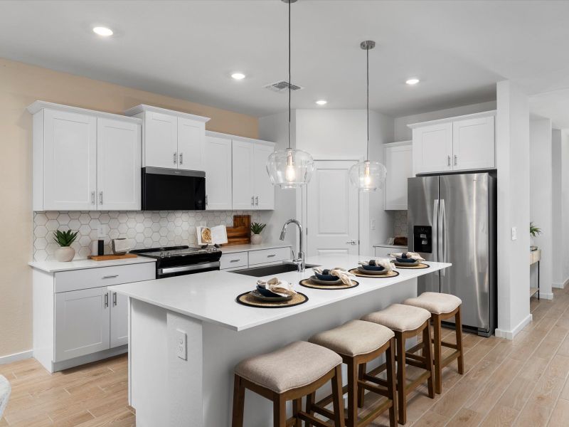 The Jubilee floorplan image modeled at Wildera in San Tan Valley.