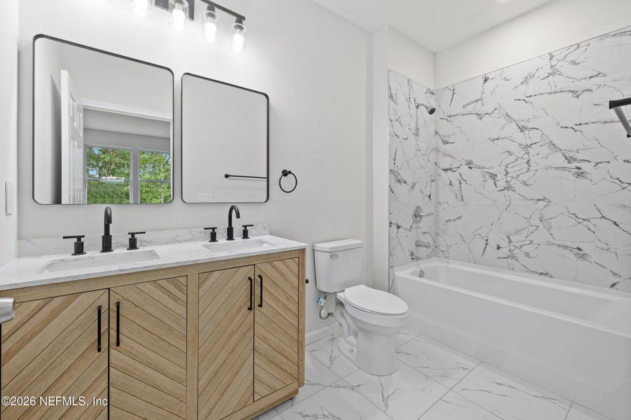 Furnished interior view inside a new home in , Jacksonville (Image 16). Furnished interior view inside a new home in , Jacksonville (Image 16).