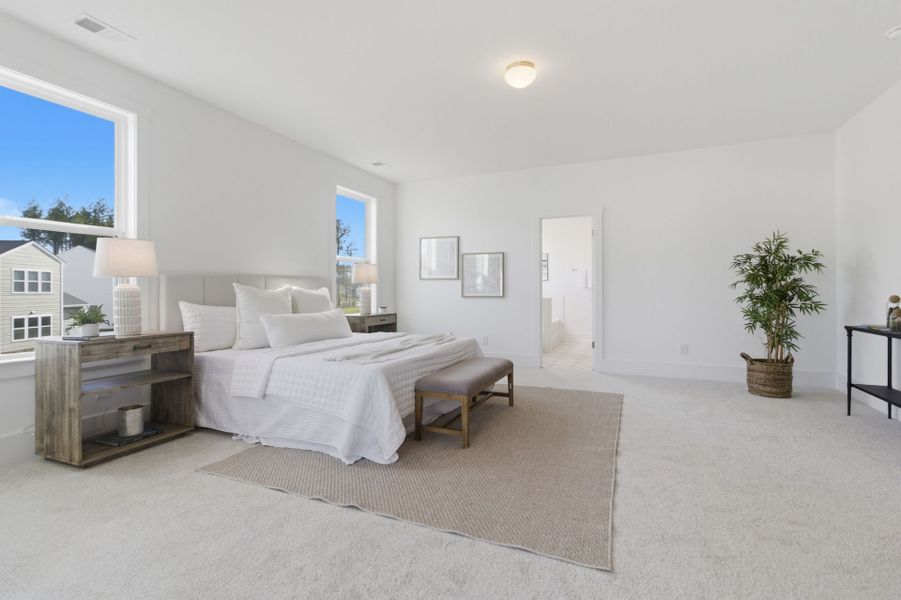 Furnished interior view inside a new home in Homecoming, Ravenel (Image 17).