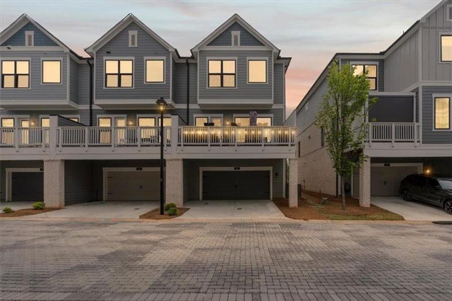 Front exterior of a new home in , Roswell, GA, highlighting curb appeal (Image 23).