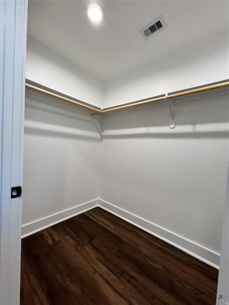 Master walk in closet Master walk in closet