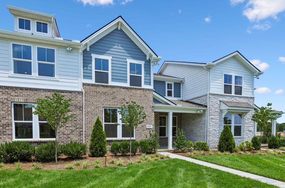 Representative exterior photo of a completed home built from the Calabar by Pulte Homes in Bradshaw Farms Reserve, Mount Juliet, TN (Image 2). Representative exterior photo of a completed home built from the Calabar by Pulte Homes in Bradshaw Farms Reserve, Mount Juliet, TN (Image 2).
