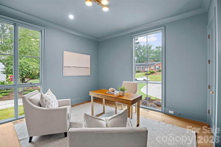 Furnished interior view inside a new home in , Charlotte (Image 16). Furnished interior view inside a new home in , Charlotte (Image 16).