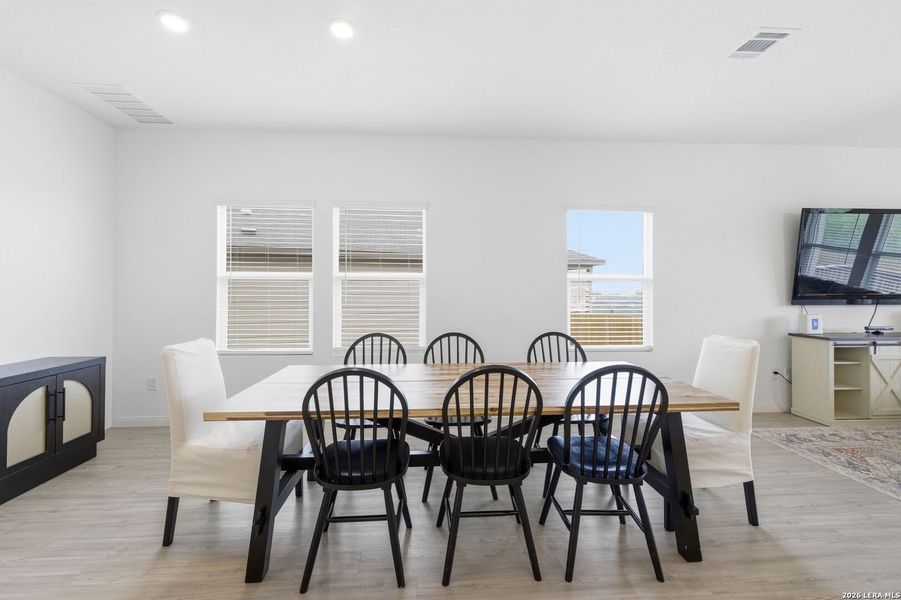 Furnished interior view inside a new home in , Converse (Image 8).