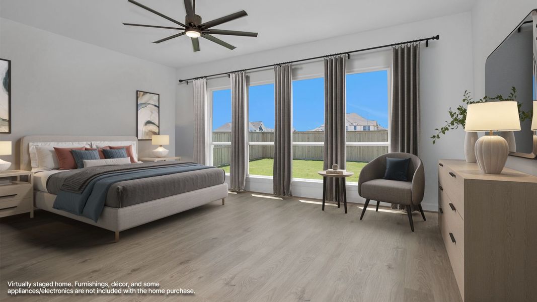 Furnished interior view inside a new home in Fulshear Lakes, Fulshear (Image 4).