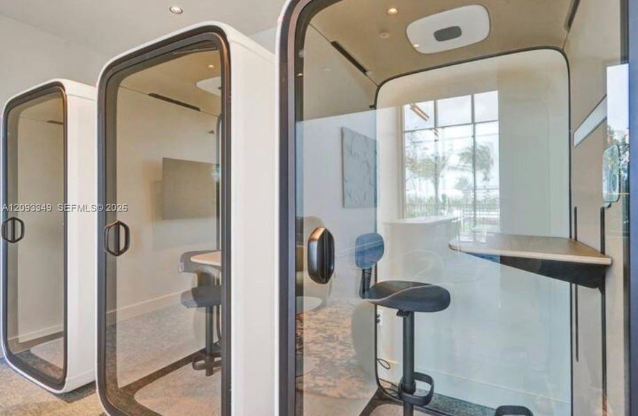 Furnished interior view inside a new home in , Miami Beach (Image 9).