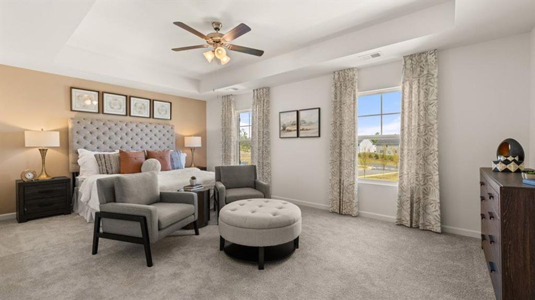 Furnished interior view inside a new home in Fox Crossing, Griffin (Image 4).