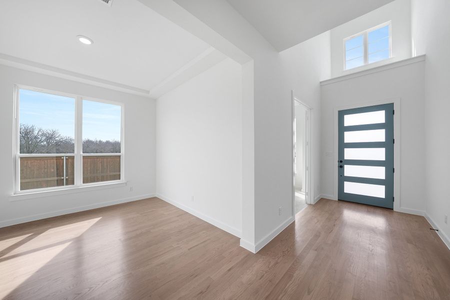 Spacious, unfurnished interior of a new home in Inspiration - Paradise Village, Lucas (Image 21).