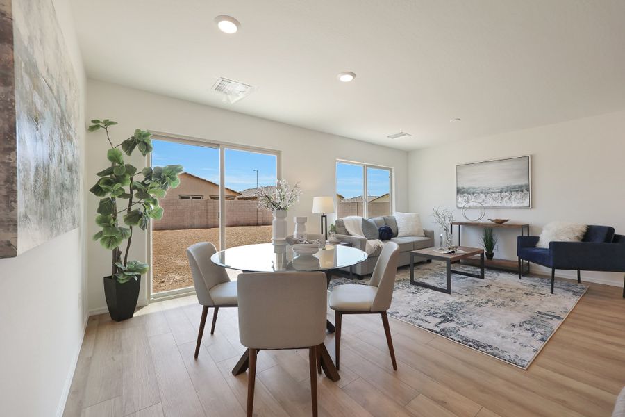 Furnished interior view inside a new home in Cross Creek Ranch, Coolidge (Image 6).