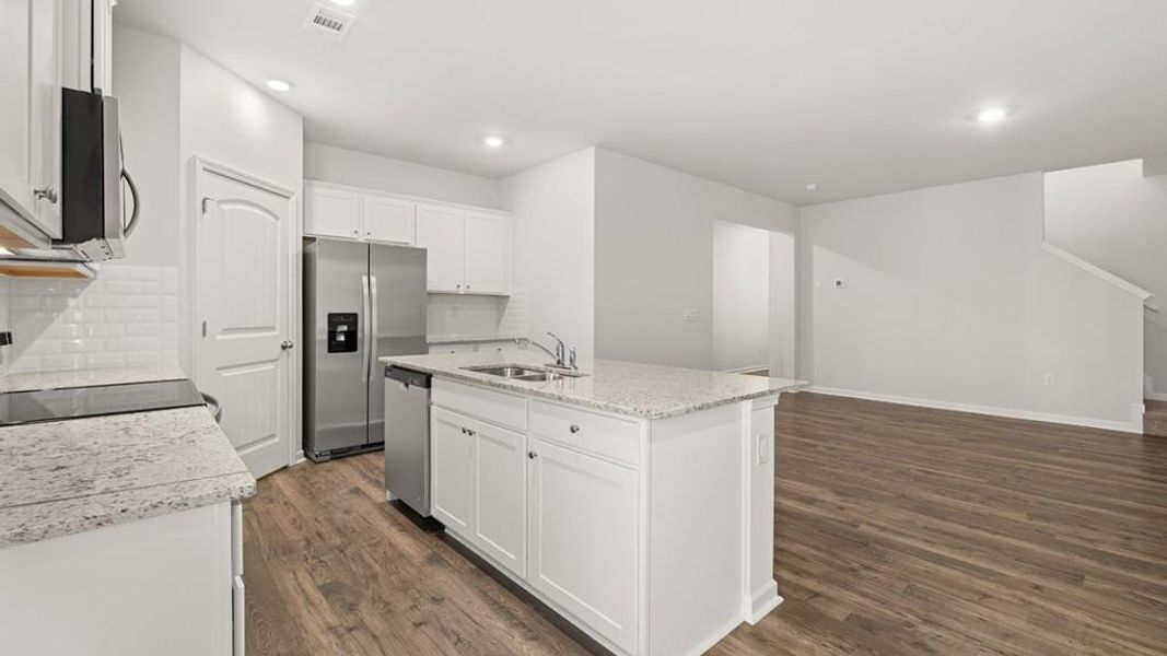 Furnished interior view inside a new home in Mountain Park, Dahlonega (Image 5).