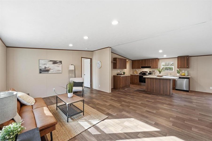 Furnished interior view inside a new home in , Springtown (Image 9).