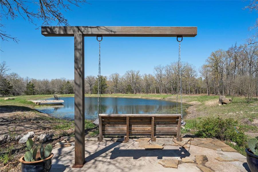 Overlooking Stock Tank