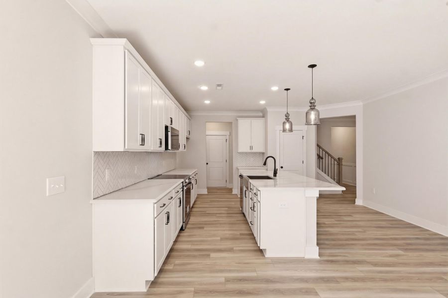 Furnished interior view inside a new home in Harbor Crossing, Greensboro (Image 9).