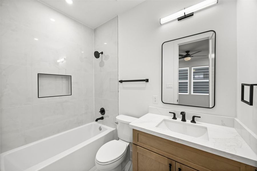 Furnished interior view inside a new home in , Houston (Image 4).
