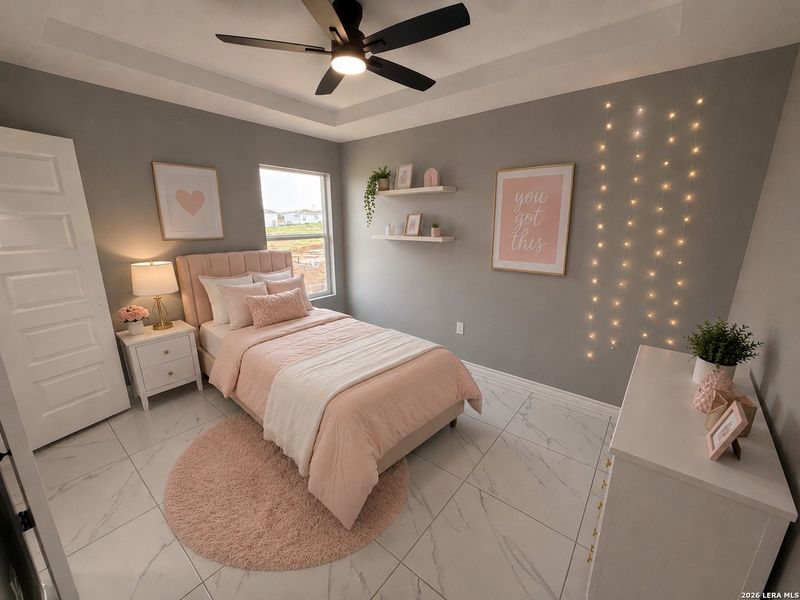 Furnished interior view inside a new home in , Laredo (Image 7).