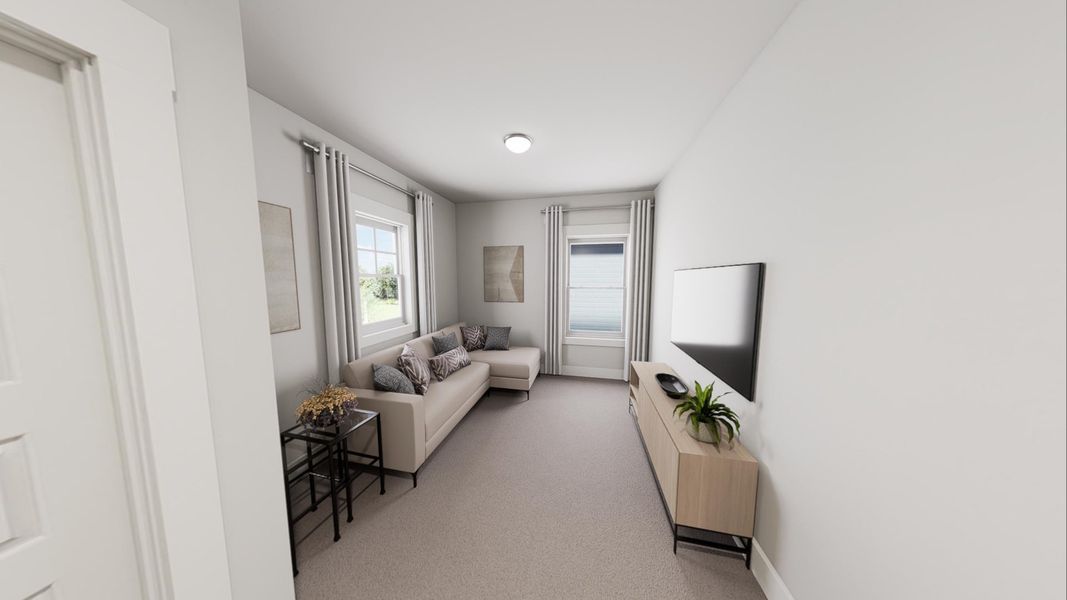 Furnished interior view inside a new home in Ponder, Wendell (Image 10).