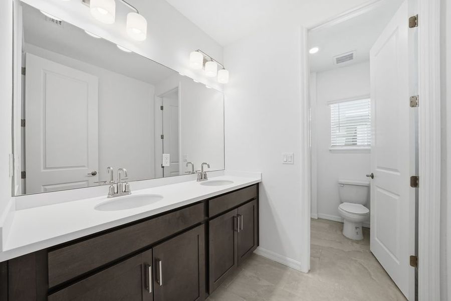 Furnished interior view inside a new home in Veranda Oaks, Port St. Lucie (Image 16). Furnished interior view inside a new home in Veranda Oaks, Port St. Lucie (Image 16).
