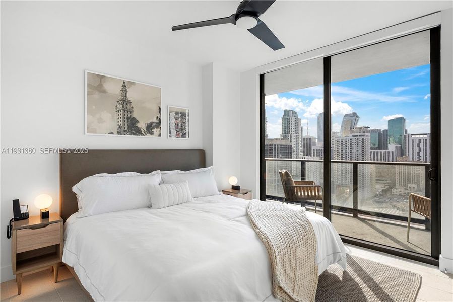 Furnished interior view inside a new home in , Miami (Image 8).