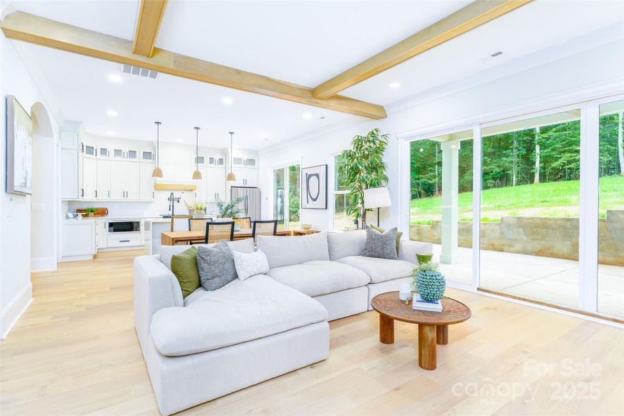 Furnished interior view inside a new home in , Statesville (Image 5).