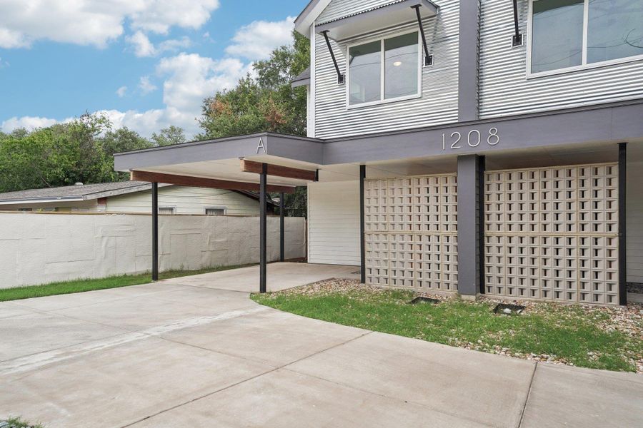 Front exterior of a new home in , Austin, TX, highlighting curb appeal (Image 23). Front exterior of a new home in , Austin, TX, highlighting curb appeal (Image 23).
