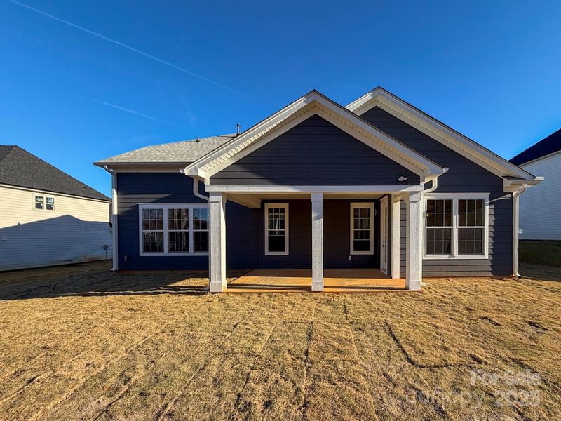 Exterior details and patio area of a home in Creek Stone, Mooresville (Image 20).